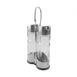 Alcuza 2 Frascos 408 Acero Inoxidable Dussel