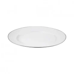 Azafate Ovalado 35cm Filete Platino Limoges