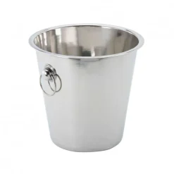Balde de Champagne de Acero Inoxidable con Argollas Winco