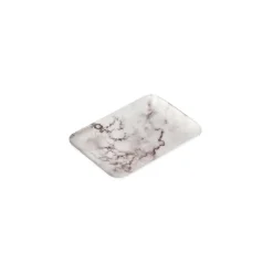 Bandeja exhibidor melamina Marble Blanco 32,5 x17,6x2 Efay