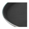 Bandeja Ovalada Antideslizante Plástico Negro Wolfen 63x52 cm
