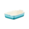 Bandeja Rectangular 32cm Azul Caribe Le Creuset