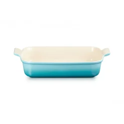 Bandeja Rectangular 32cm Azul Caribe Le Creuset