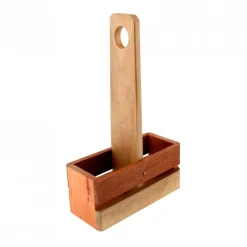 Base Madera para 2 Aceiteras Cuadradas