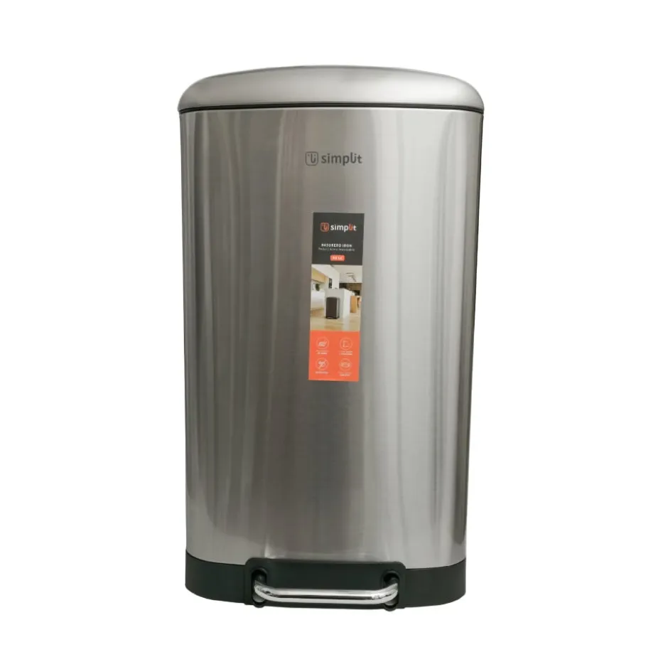 Basurero de Cocina con Pedal 40lt Iron Simplit
