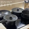 Batería de Cocina Antiadherente Oxford Granito 15pzs Simplit