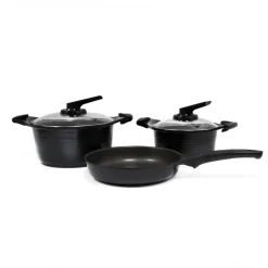 Batería de cocina 5 piezas Black Roichen