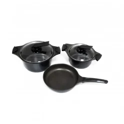 Batería de cocina 5 piezas Black Roichen