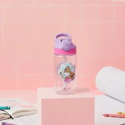 Botella Agua Niños Barbie & Pets 420ml con Bombilla UMA