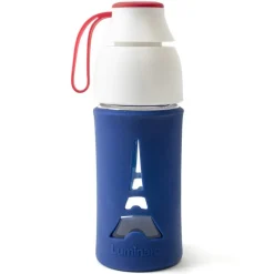 Botella Explorer Vidrio 320Ml Francia Torre Eiffel Luminarc