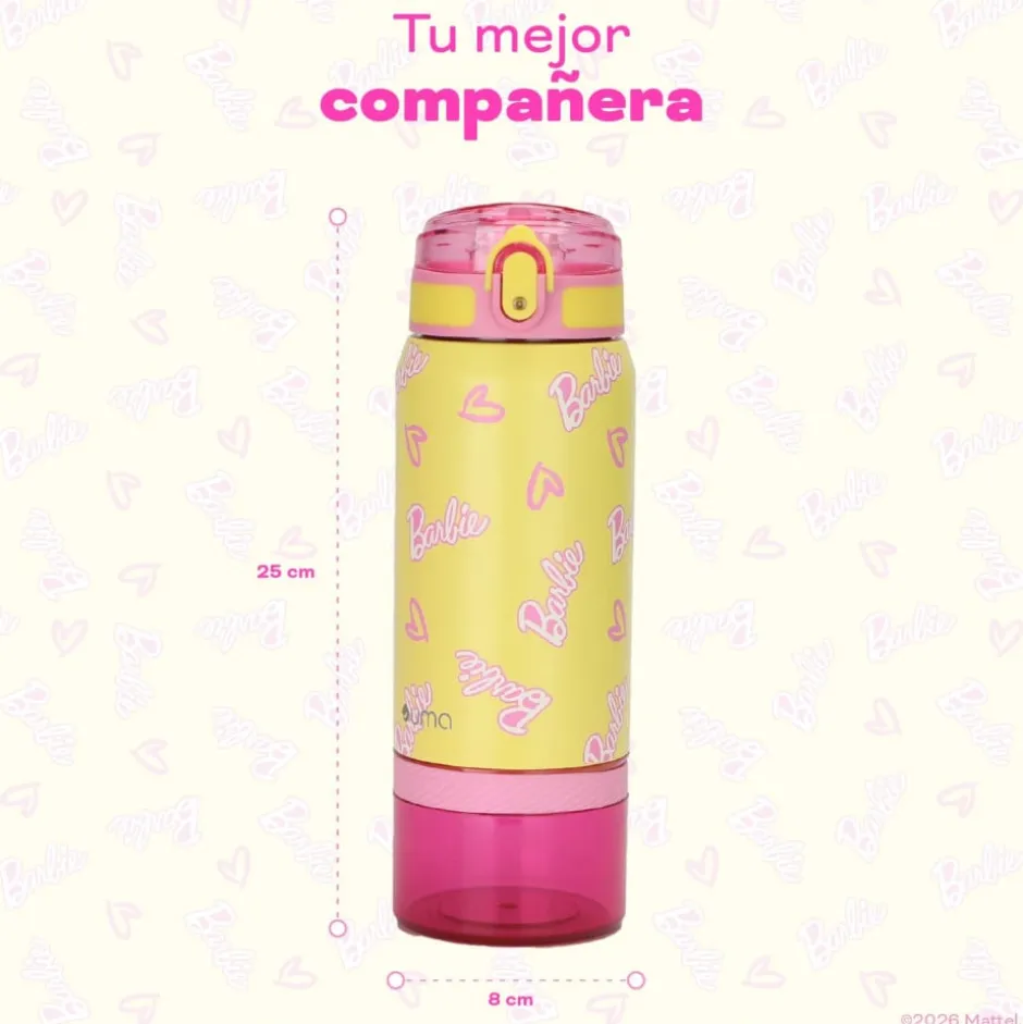 Botella Térmica Niños Barbie Shine 2 en 1 590ml Acero Inox UMA