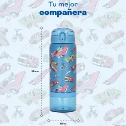 Botella Térmica Niños Hot Wheels Fast 2 en 1 590ml Acero Inox UMA