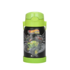 Botella Térmica Niños Hot Wheels Trucks 450ml Acero Inox UMA