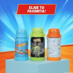Botella Térmica Niños Hot Wheels Race 450ml Acero Inox UMA