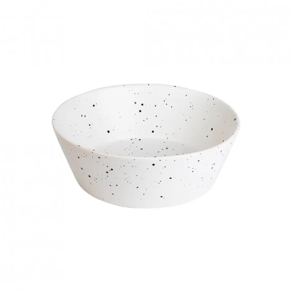 Bowl 15cm White Dots Lugano