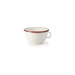 Bowl con Asa Acero Esmaltado 14cm Bordeaux Ibili