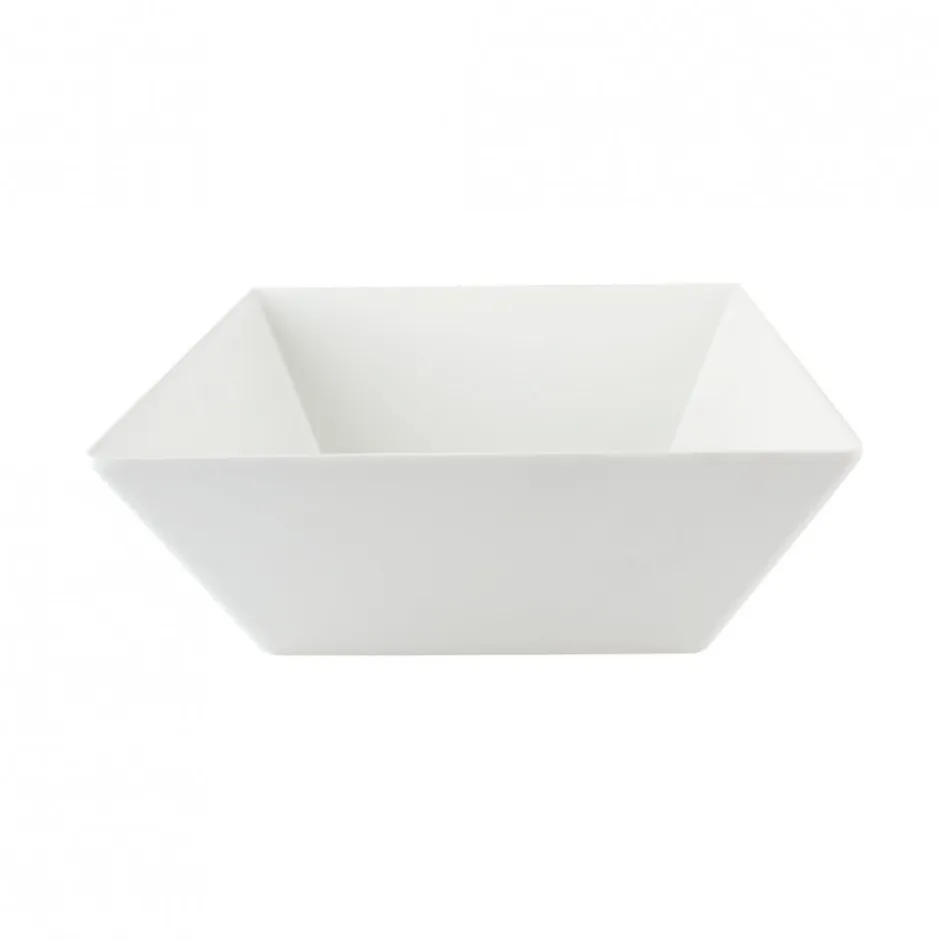 Bowl cuadrado 30cm melamina blanco Efay