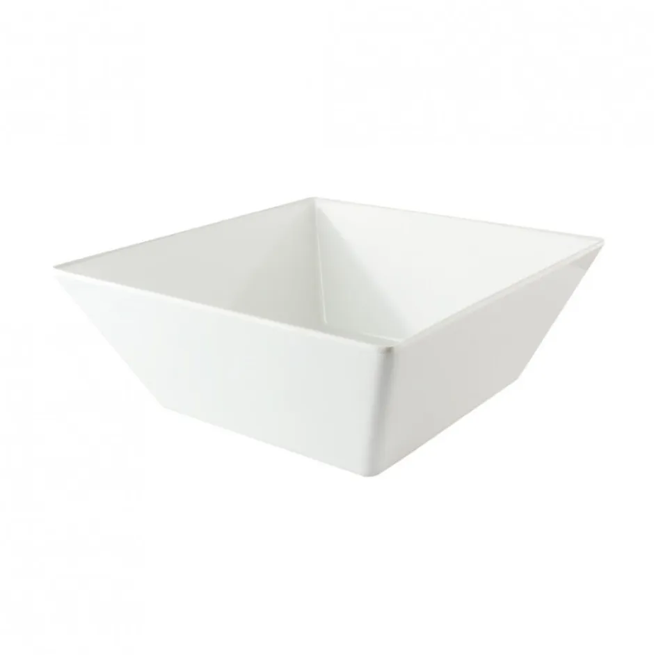 Bowl cuadrado 30cm melamina blanco Efay