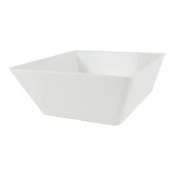 Bowl Cuadrado Melamina Blanco 24cm Efay