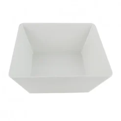 Bowl Cuadrado Melamina Blanco 24cm Efay