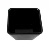 Bowl Cuadrado Melamina Negro 9cm Efay