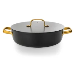 Cacerola Baja 4,3L Aluminio Forjado Negro 28cm Samoa Iconic Arcos