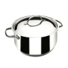 Cacerola con Tapa 1,5lt Inoxidable 16x8cm Basic Lacor