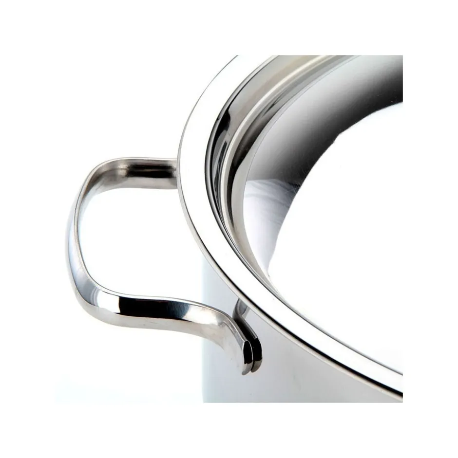Cacerola con Tapa 6,5Lt Inoxidable 28x11cm Lacor