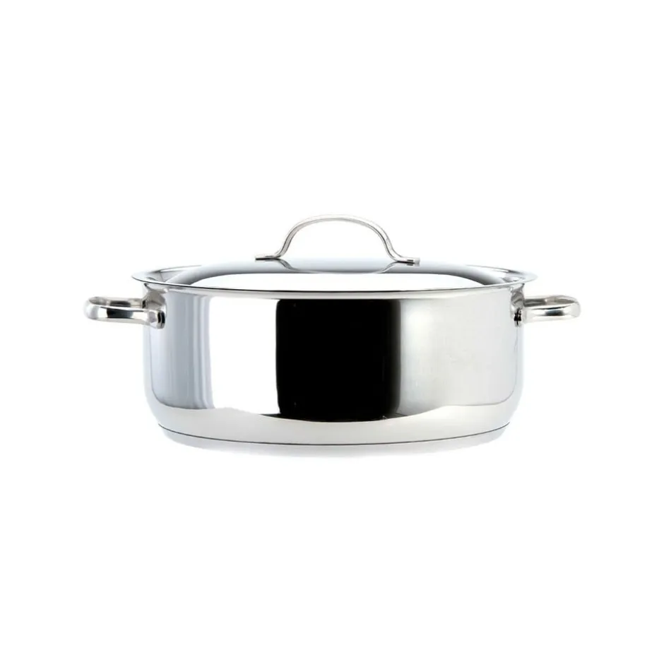 Cacerola con Tapa 6,5Lt Inoxidable 28x11cm Lacor
