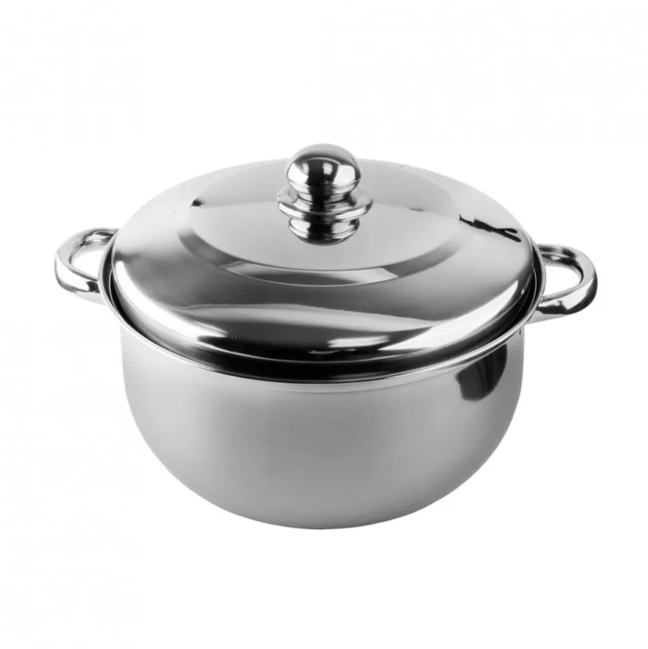 Cacerola de Acero Inoxidable 8,5lt 28x14cm Dussel