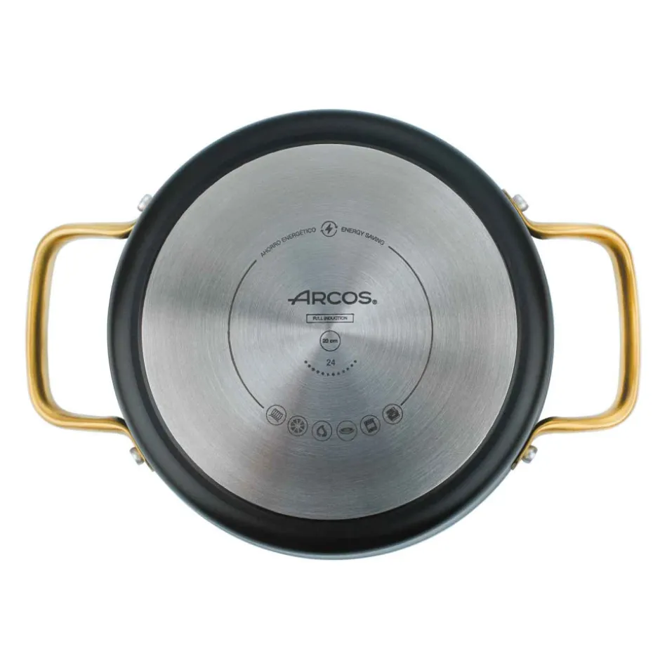 Cacerola 2,6L Aluminio Forjado Negro 20cm Samoa Iconic Arcos