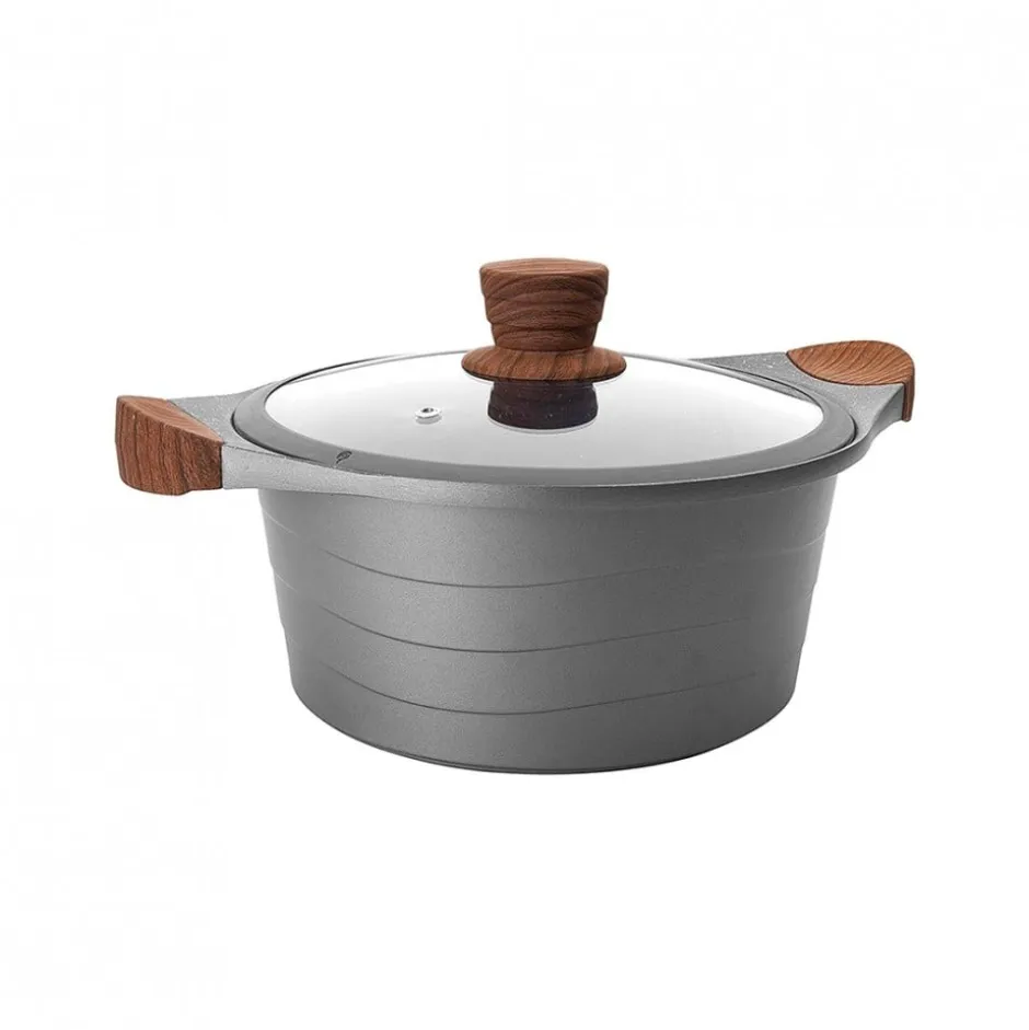 Cacerola 4L Aluminio Fundido 24cm Stilo 27324 Lacor