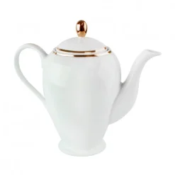 Cafetera con Tapa Filete Oro Limoges