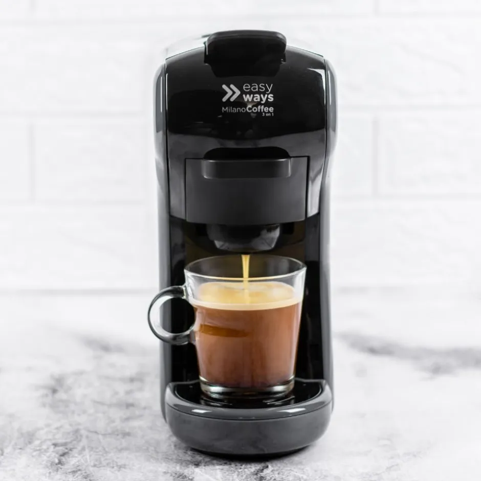 Cafetera 3 en 1 Expresso Milano Gris EasyWays