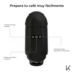 Cafetera 4 En 1 600ml Arezzo Kitchen-it