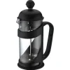 Cafetera Francesa Borosilicato 1000ml Negro Cali Lugano