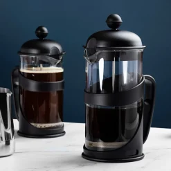 Cafetera Francesa Borosilicato 1000ml Negro Cali Lugano