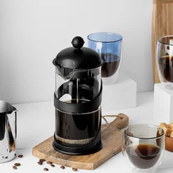 Cafetera Francesa Borosilicato 600ml Negro Cali Lugano
