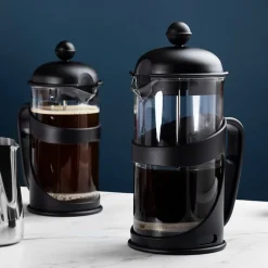 Cafetera Francesa Borosilicato 600ml Negro Cali Lugano