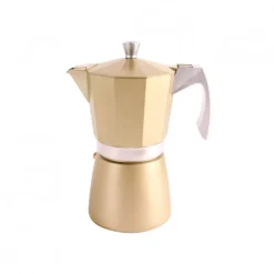 Cafetera Italiana Express Aluminio 300ml Dorada Evva Ibili