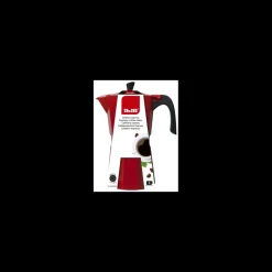 Cafetera Italina Express Aluminio 300ml Bahia Roja Ibili