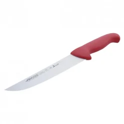 Cuchillo Carnicero 20cm Rojo Arcos