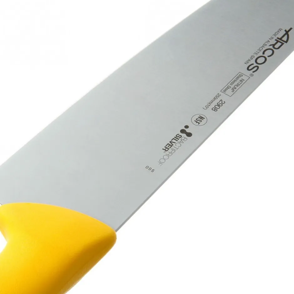 Cuchillo Medio Golpe Amarillo 25cm Arcos