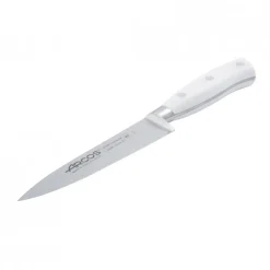 Cuchillo Medio Golpe Forjado Mango Blanco 15cm Riviera 233424 Arcos