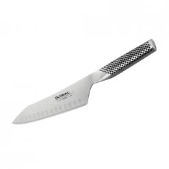 Cuchillo Medio Golpe Global fluted 18 cm