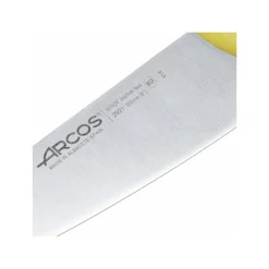 Cuchillo Medio Golpe Mango Amarillo 20cm Arcos