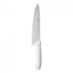 Cuchillo Medio Golpe Mango Blanco 25cm Arcos