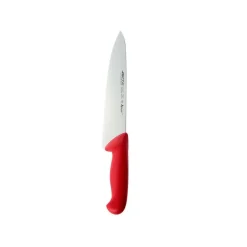 Cuchillo Medio Golpe Mango Rojo 25cm Arcos