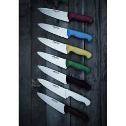 Cuchillo Medio Golpe Mango Verde 25cm Arcos