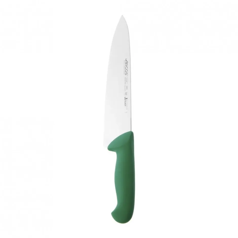 Cuchillo Medio Golpe Mango Verde 25cm Arcos
